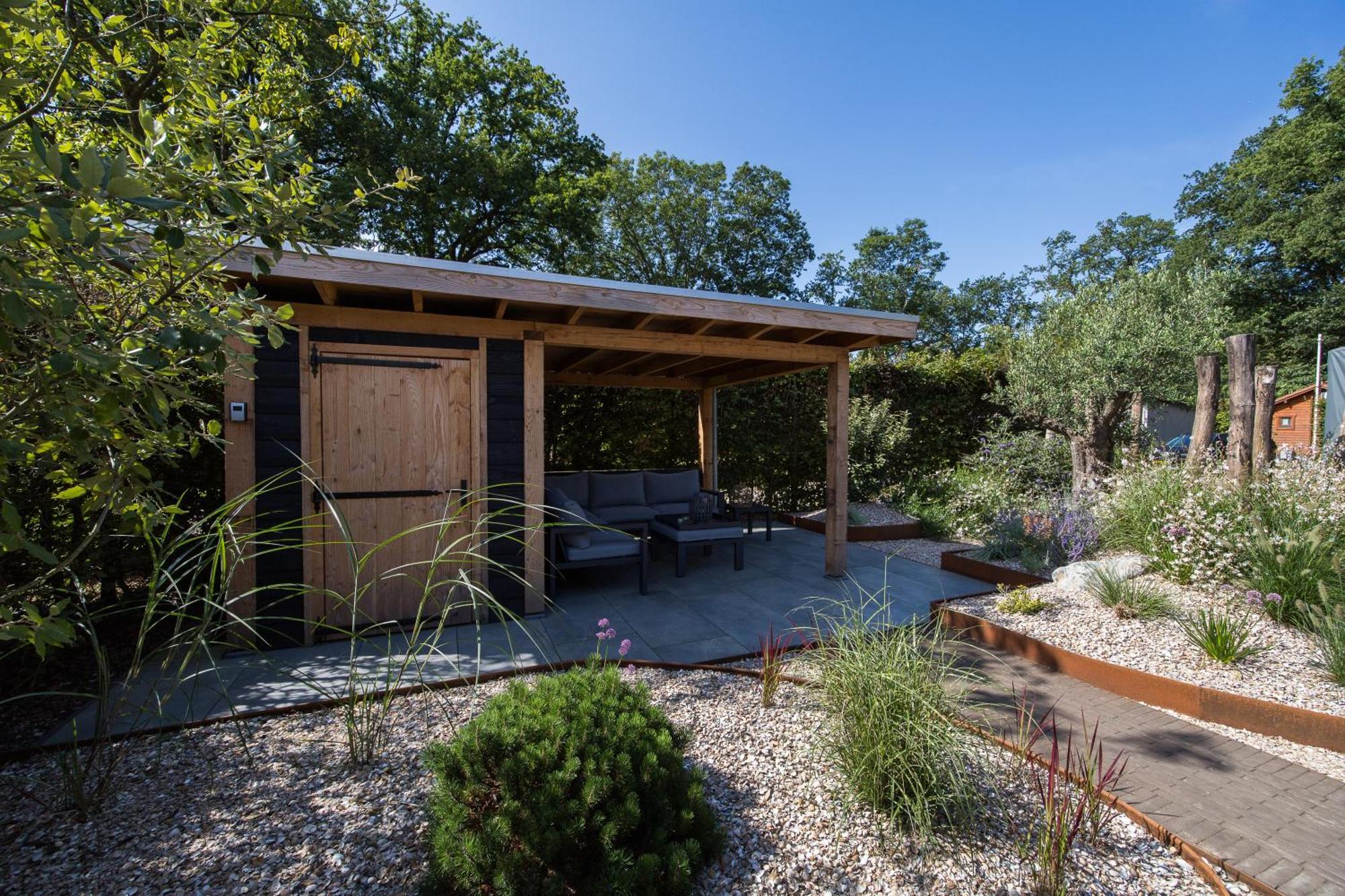 Modern Ingericht Chalet Op Groen Park Op De Veluwe Epe Kültér fotó